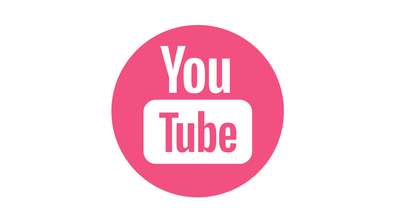 Youtube Logo Pink